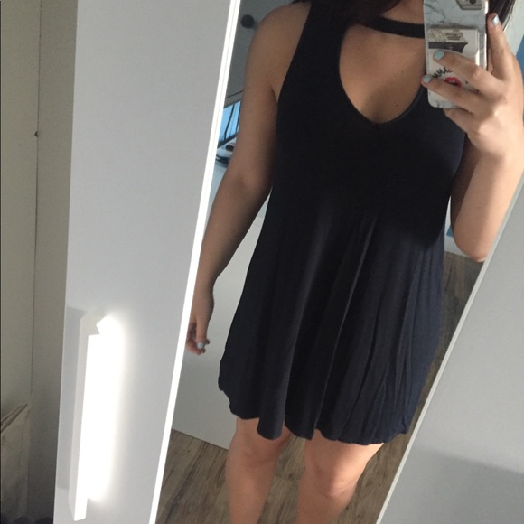 Navy blue shift dress - Picture 2 of 3